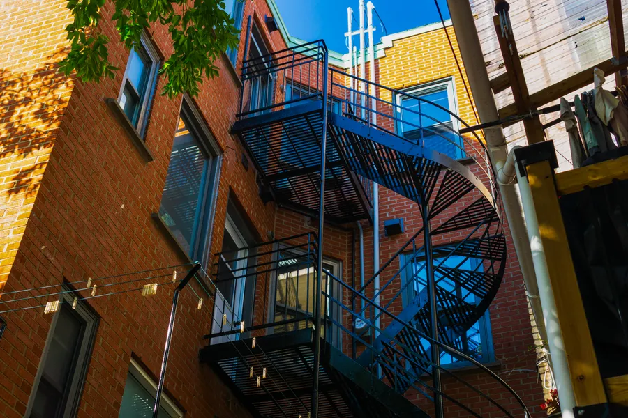 Spiral staircase restored by Paco Soudure